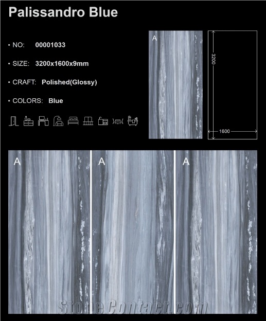 Palissandro Blue  Sintered Stone Slabs