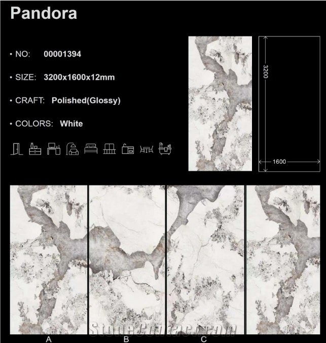 Pandora Sintered Stone Slabs