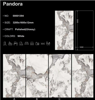 Pandora Sintered Stone Slabs
