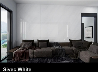 Sivec White Sintered Stone Slabs