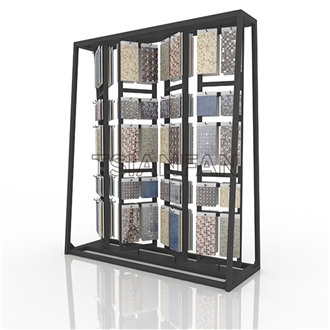Floor Mosaic Tile Showing Rack