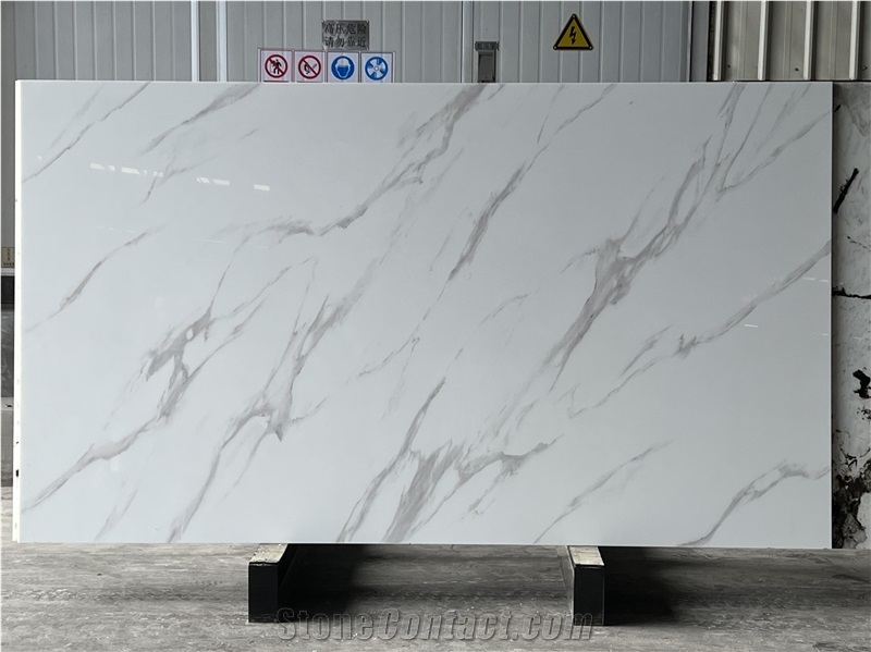 Calacatta Nano Glass Stone Nano Stone Slabs
