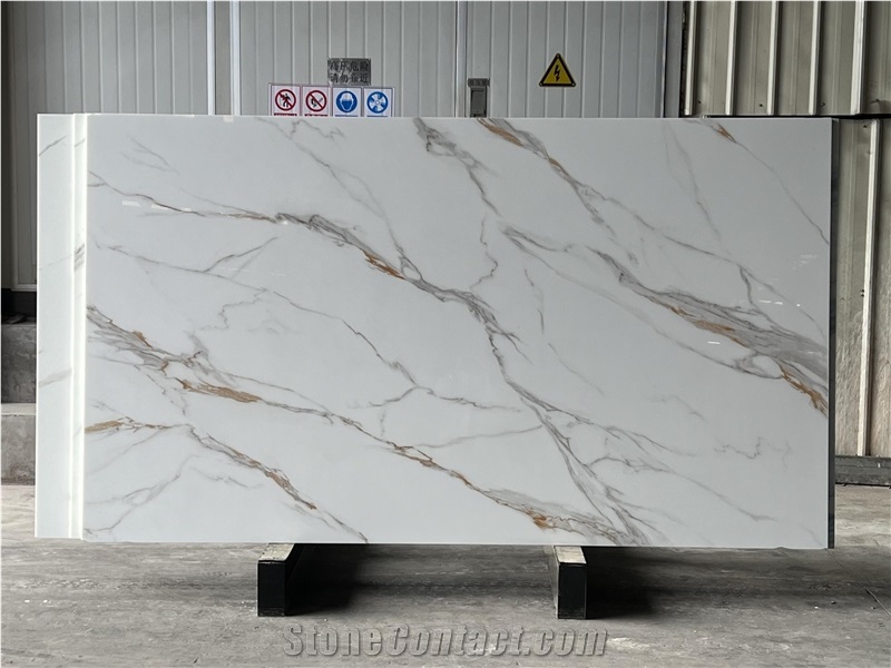Calacatta Nano Glass Stone Nano Stone Slabs