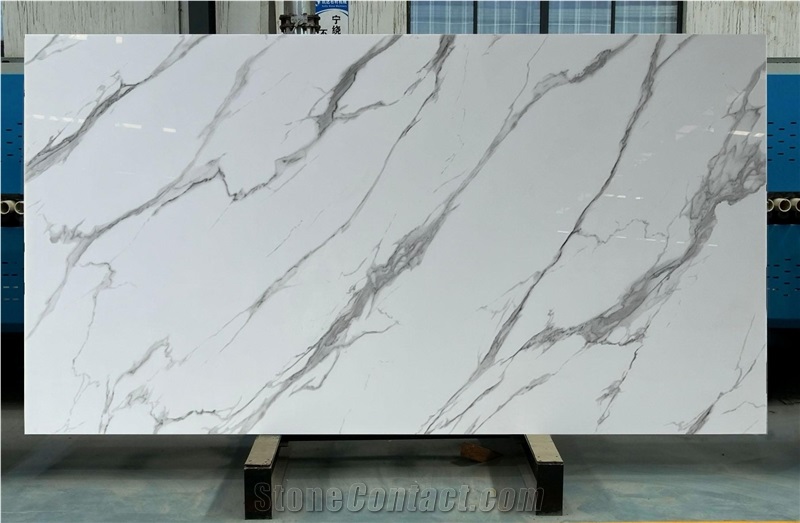 Calacatta Nano Glass Stone Nano Stone Slabs