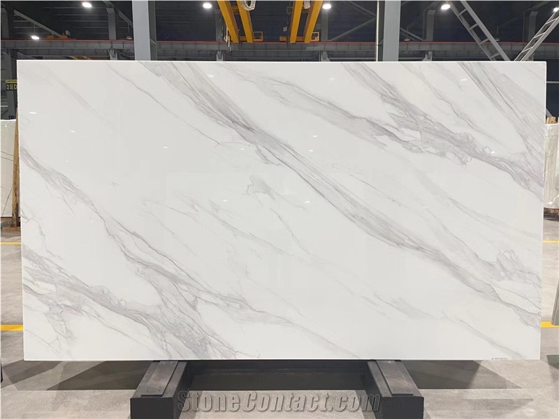 Calacatta Nano Glass Stone Nano Stone Slabs