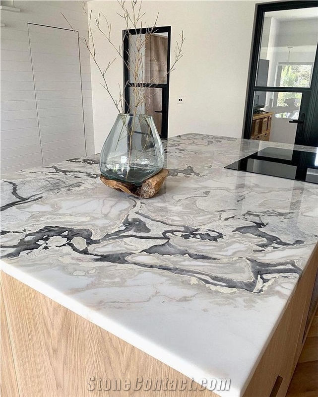 Caribbean Island Natural Stone Marble Slabs