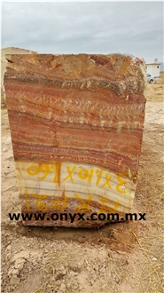 Multicolor Red Onyx Blocks