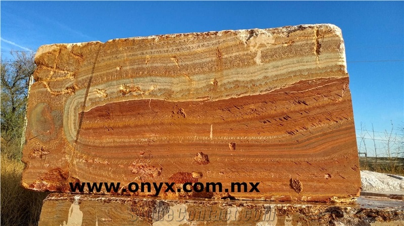 Multicolor Red Onyx Blocks