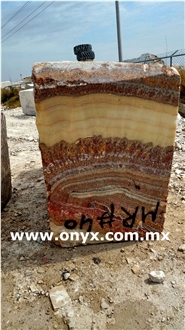 Multicolor Red Onyx Blocks