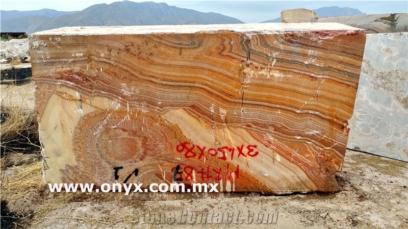 Multicolor Red Onyx Blocks