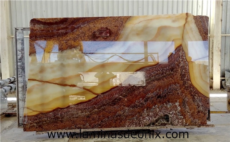 Red Dragon Onyx Slabs