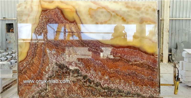 Red Dragon Onyx Slabs