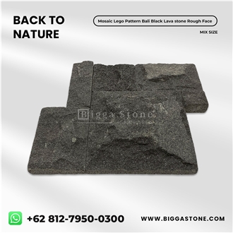Bali Lava Volcanic Z Shape Mosaic Tiles