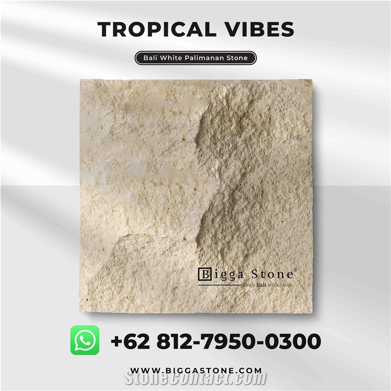 Bali White Palimanan Limestone Wall Tiles