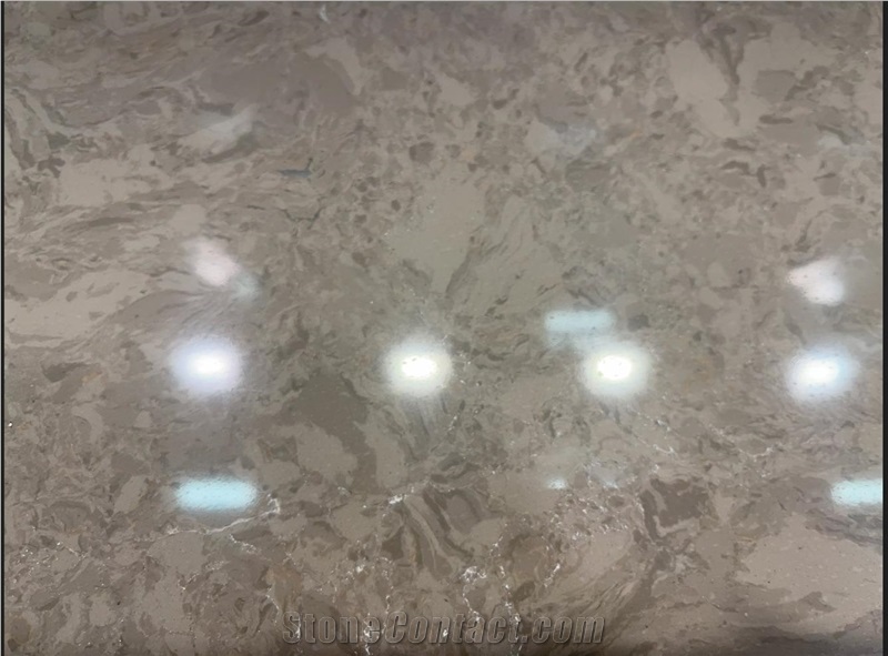 Aegean Gray Quartz Slab