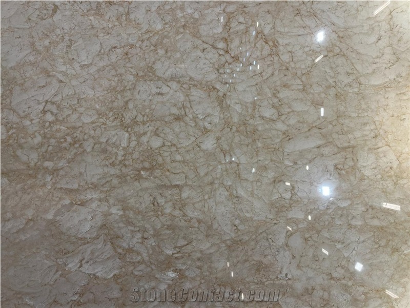 Claudia Cream Beige Marble Slab