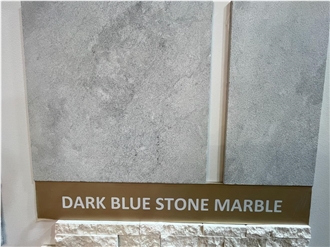 Dark Deep Blue Marble Finished Product