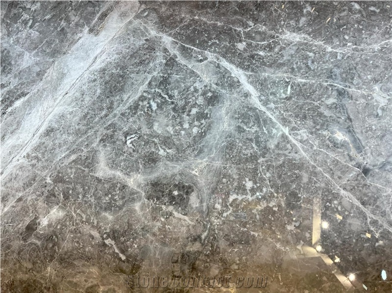Dark Grey Emperador Marble Slab