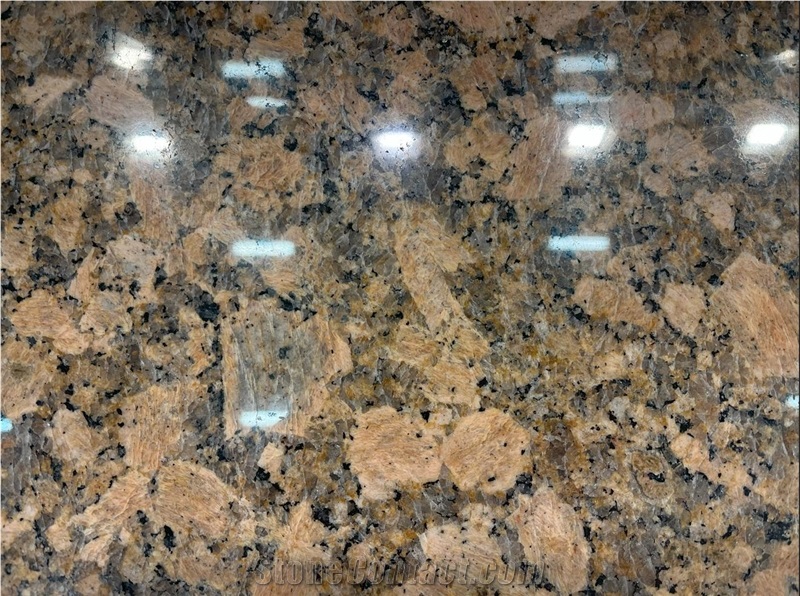Giallo Fiorito Granite Slab