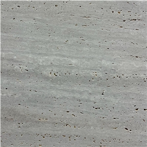 Pewter Silver Travertine