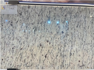 White Ornamental Granite Slab