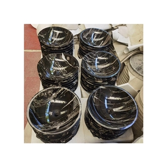 Silver White Dragon Marble Stone Basin