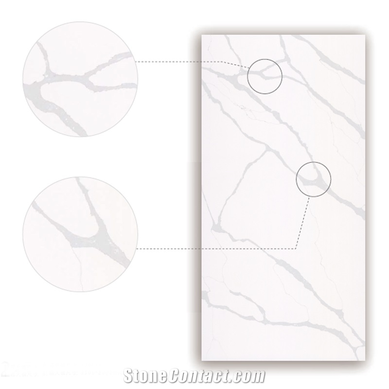 Calacatta Engineered Artificial Stone Quartz Slabs