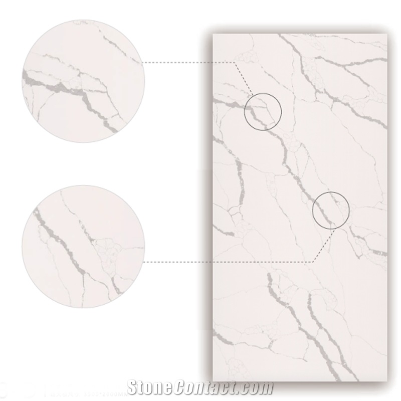 Calacatta Engineered Artificial Stone Quartz Slabs