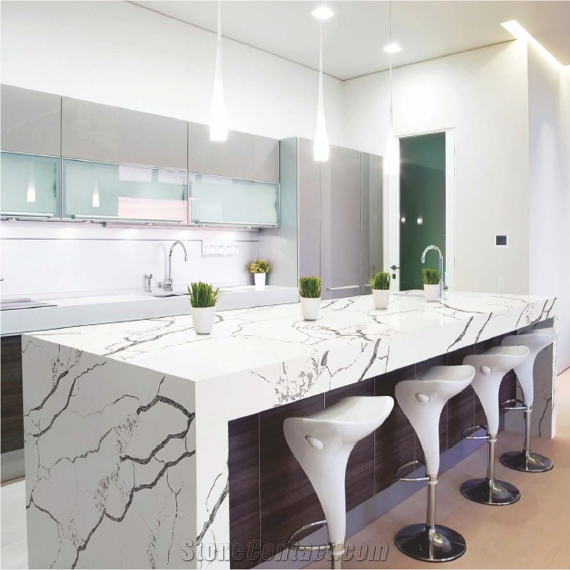 Calacatta Engineered Artificial Stone Quartz Slabs
