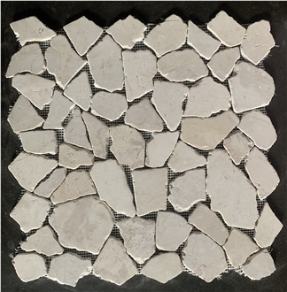 Random Marble Chips Mosaic Tiles XL Floor Mosaic