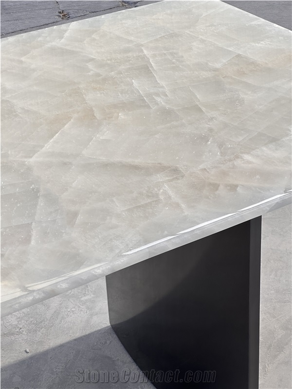 White Crystal Backlit Onyx Tiles- Wall Panels