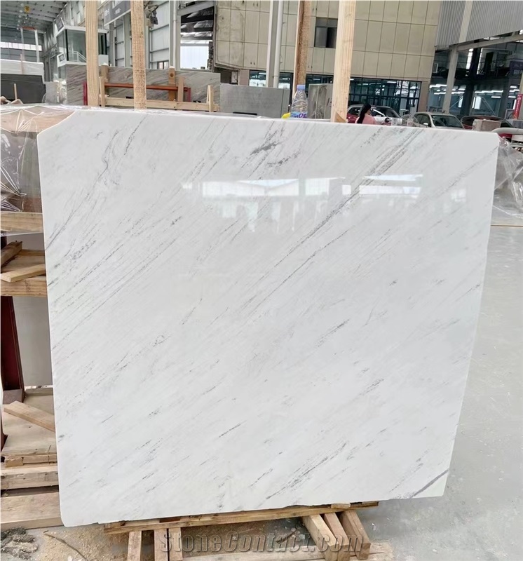 Greece Polaris Bianco White Tiles Slab
