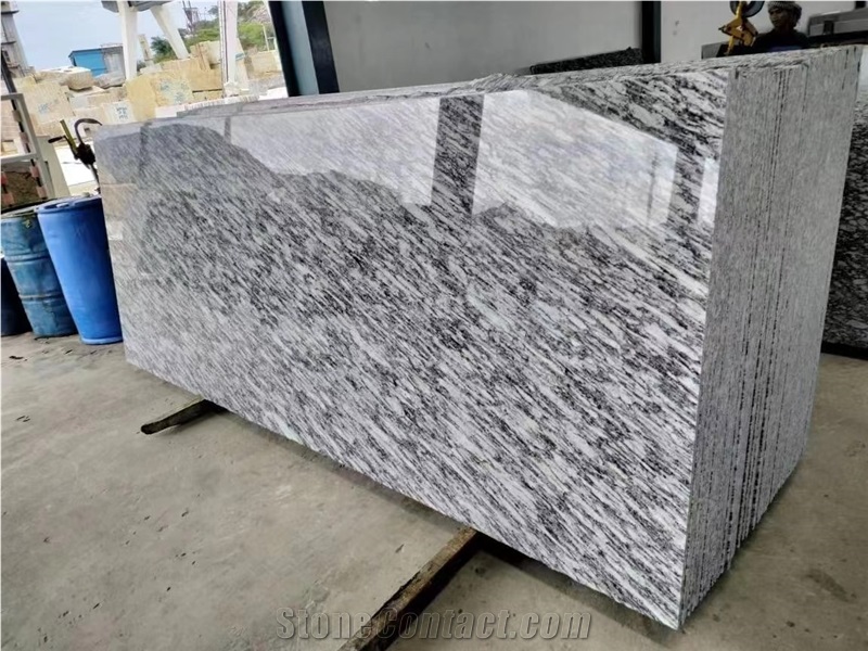 Snowdrop Granite Slabs Tiles
