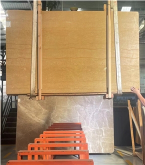 Turkey Gold Imperial Marble Slabs Polished Floor Wall