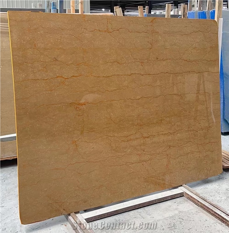 Turkey Gold Imperial Marble Slabs Polished Floor Wall