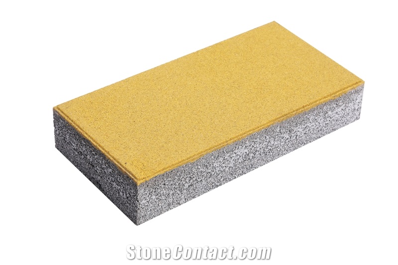 Sandbased Water Permeable Paver-Aden Yellow Pavement