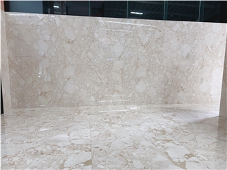 Arabescato Beige Marble Slab Tiles