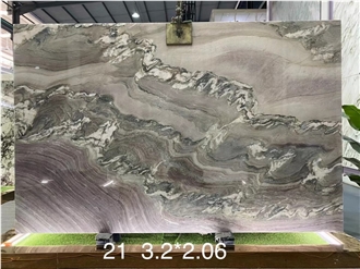 Explosion Blue Quartzite Wall Panels