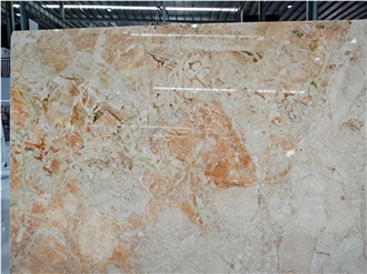 House Decoration Stone Breccia Aurora Marble Slab For Tiles
