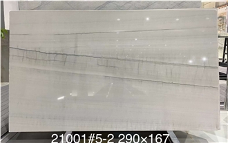 Macbeth White Spring Falls Quartzite Polished Slabs