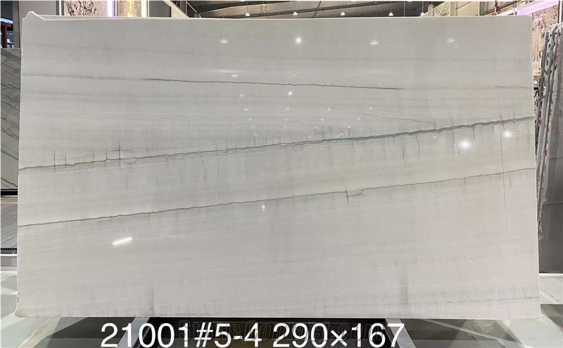 Macbeth White Spring Falls Quartzite Polished Slabs