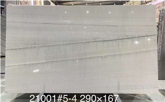 Macbeth White Spring Falls Quartzite Polished Slabs