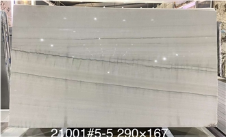 Macbeth White Spring Falls Quartzite Polished Slabs