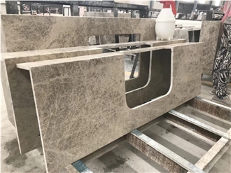 New Design Home Decoration Stone Grey Marble Countertop
