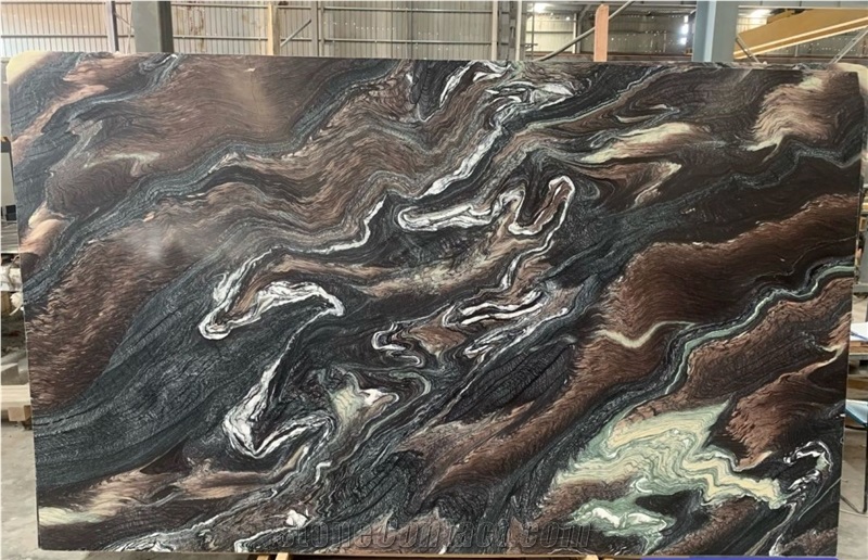 Verde Luana Marble Slabs