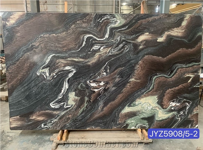 Verde Luana Marble Slabs