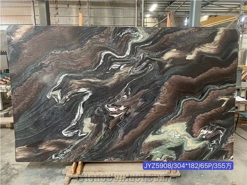 Verde Luana Marble Slabs