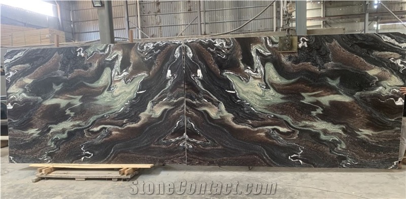 Verde Luana Marble Slabs