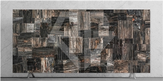 Black Petrified Wood Gemstone Slabs Black Petrified Wood Gemstone Slabs