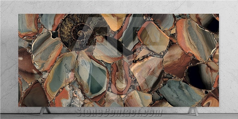 Desert Jasper Semiprecious Stone Slabs